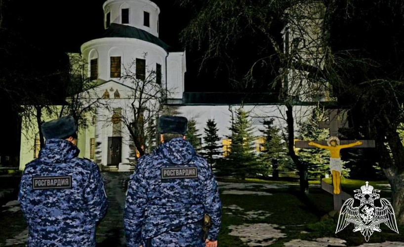 В Подмосковье сотрудники Росгвардии обеспечили безопасность в ходе празднования Крещения Господня