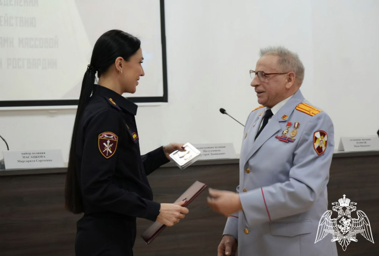В подмосковном главке Росгвардии прошло торжественное мероприятие, приуроченное к празднованию юбилея со Дня образования подразделений по взаимодействию со СМИ (видео)