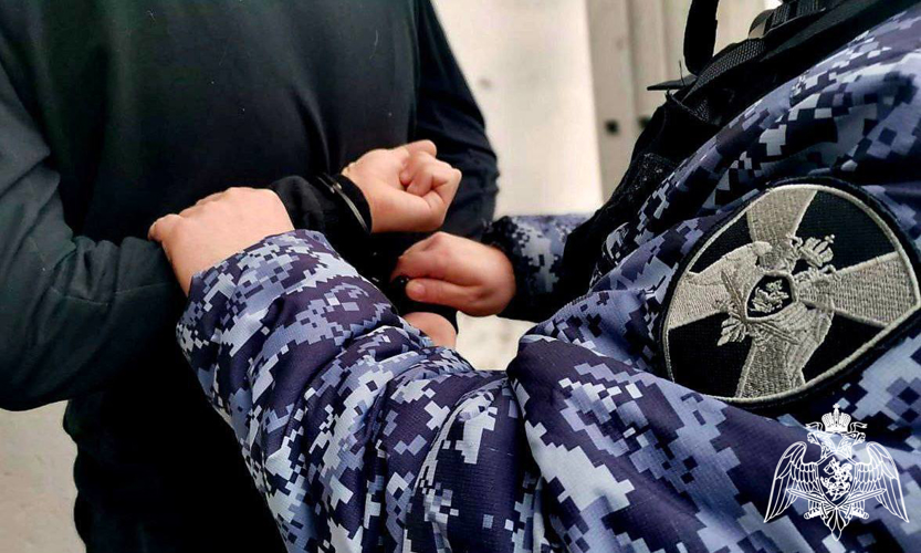 В Воскресенске сотрудники Росгвардии задержали подозреваемого в краже чужого кошелька с денежными средствами (видео)