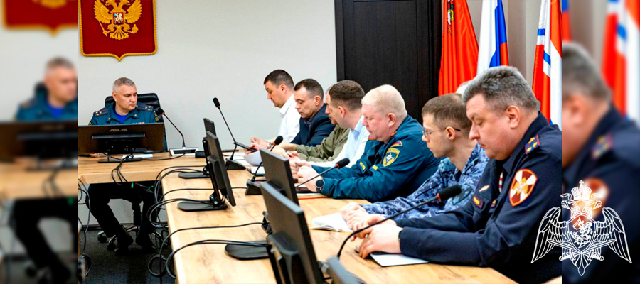 В Подмосковье сотрудники Росгвардии приняли участие в межведомственных совещаниях, посвященных предупреждению и ликвидации чрезвычайных ситуаций в весенний период