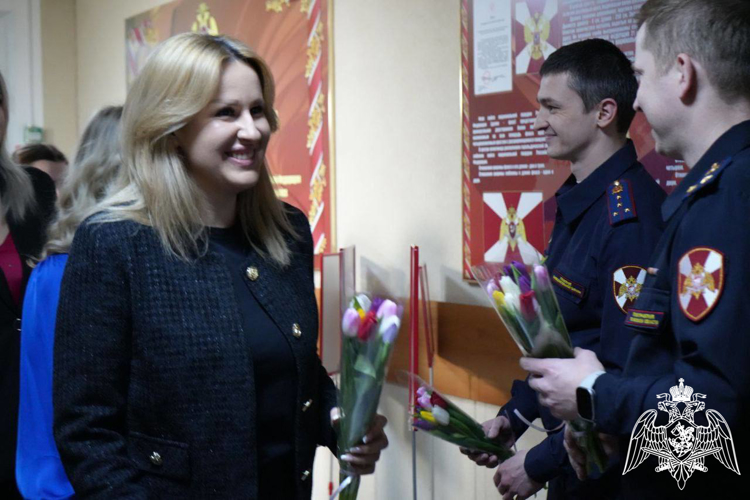 В Подмосковном главке Росгвардии прошло мероприятие в честь празднования Международного женского дня (видео)