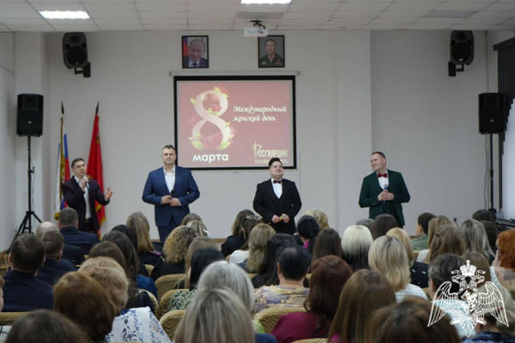 В Подмосковном главке Росгвардии прошло мероприятие в честь празднования Международного женского дня (видео)