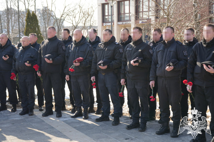 В Подмосковье почтили память сотрудников ОМОН «Пересвет» и «Русич», погибших при исполнении служебно-боевых задач