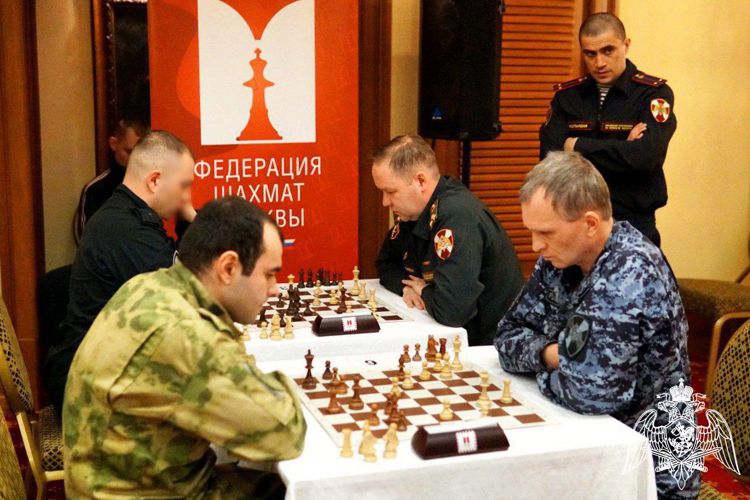 Команда Главного управления Росгвардии по Московской области стала призером чемпионата Центрального округа по шахматам