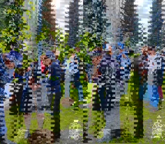 Подмосковные росгвардейцы поддержали акцию «Лес Победы»