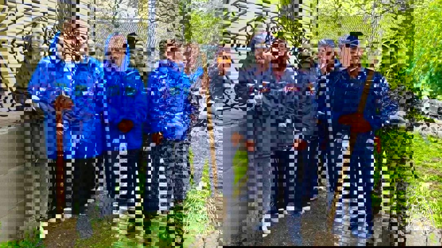 Подмосковные росгвардейцы поддержали акцию «Лес Победы»
