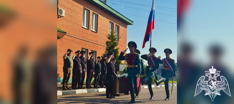 В подмосковном главке Росгвардии состоялась встреча сотрудников спецподразделений, вернувшихся из служебной командировки