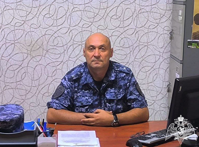Во Всероссийский день рыбака героем рубрики «Знай наших» стал сотрудник подмосковного главка Росгвардии Сергей С.