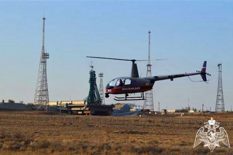 Авиационный отряд специального назначения Росгвардии, обеспечивающий охрану космодрома «Байконур» отметил 20-летие