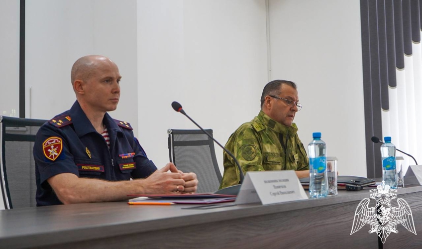 Личному составу подмосковного главка Росгвардии представили нового руководителя