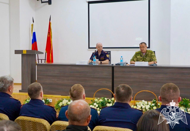 Личному составу подмосковного главка Росгвардии представили нового руководителя
