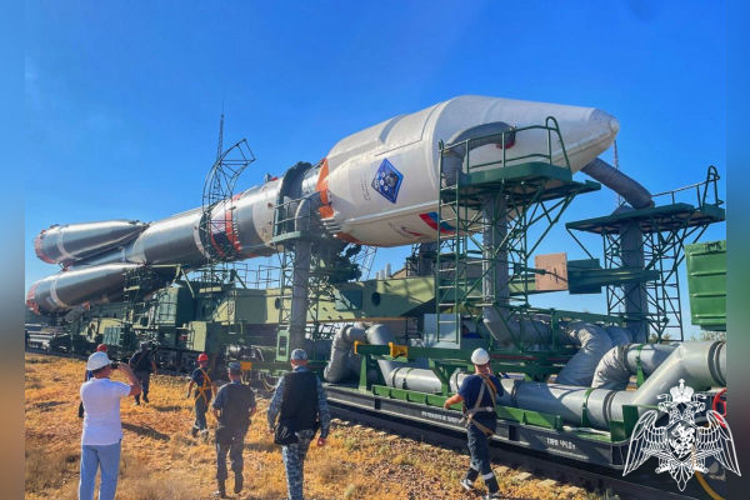 Росгвардейцы обеспечили безопасность транспортировки ракеты-носителя «Союз-2.1а» на космодроме «Байконур»