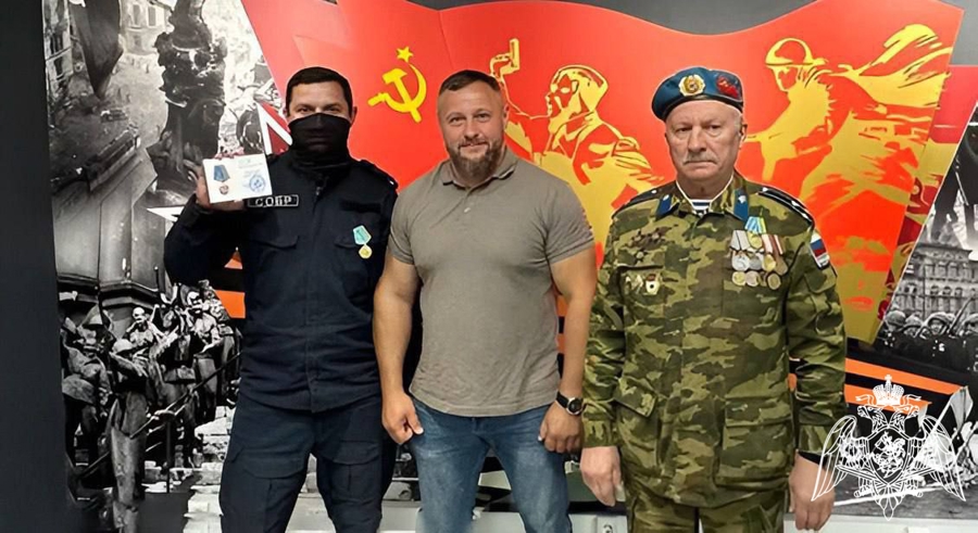 Подмосковные росгвардейцы подписали соглашение с ветеранами «Боевого братства»
