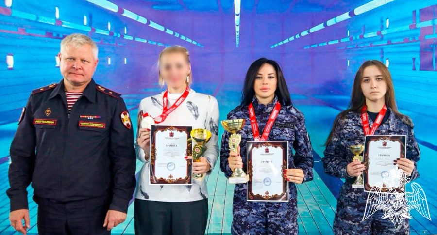 В Балашихе состоялся чемпионат подмосковного главка Росгвардии по плаванию