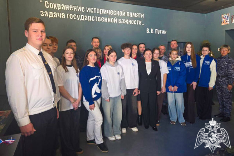 Росгвардия организовала патриотическую экскурсию для подрастающего поколения
