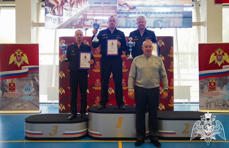 Команда подмосковного главка Росгвардии стала серебряным призером чемпионата Центрального округа по плаванию