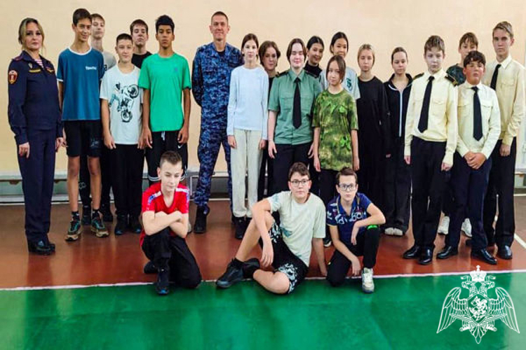 Росгвардейцы провели Урок безопасности в Подмосковье 