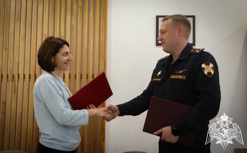 Подписано соглашение о сотрудничестве между подмосковным главком Росгвардии и ведущим колледжем региона