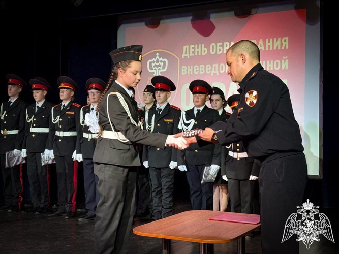 В Электростали состоялось торжественное открытие кадетского класса Росгвардии