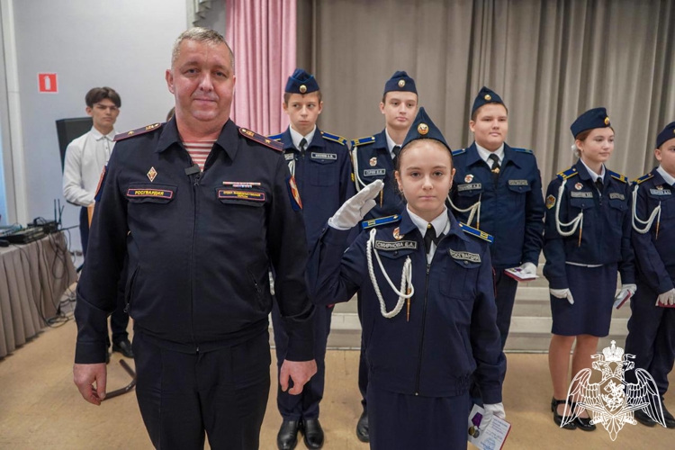 В Подольске открылся третий кадетский класс Росгвардии