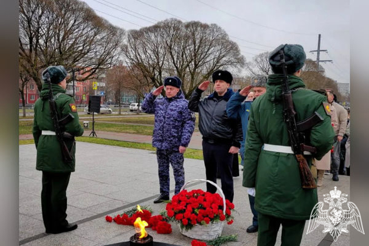 Росгвардейцы приняли участие в памятном мероприятии в Подмосковье