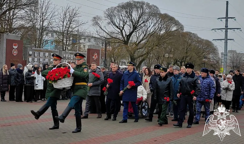 Росгвардейцы приняли участие в памятном мероприятии в Подмосковье