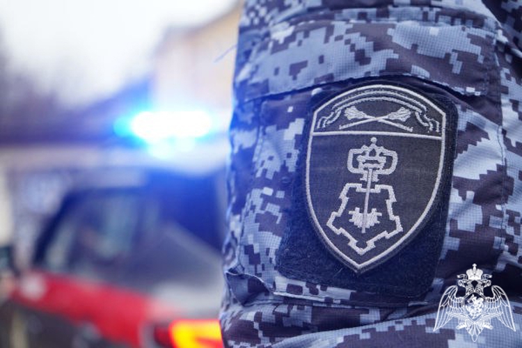 Росгвардейцы оказали помощь мужчине, почувствовавшему острое недомогание и упавшему на проезжей части в Подмосковье (видео)