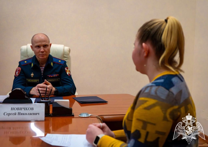 Начальник подмосковного главка Росгвардии провел личный прием граждан 