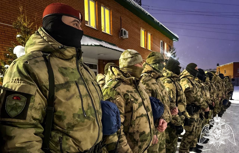 Сотрудники подмосковных спецподразделений Росгвардии, выполнявшие служебный долг на Северном Кавказе, вернулись из командировки