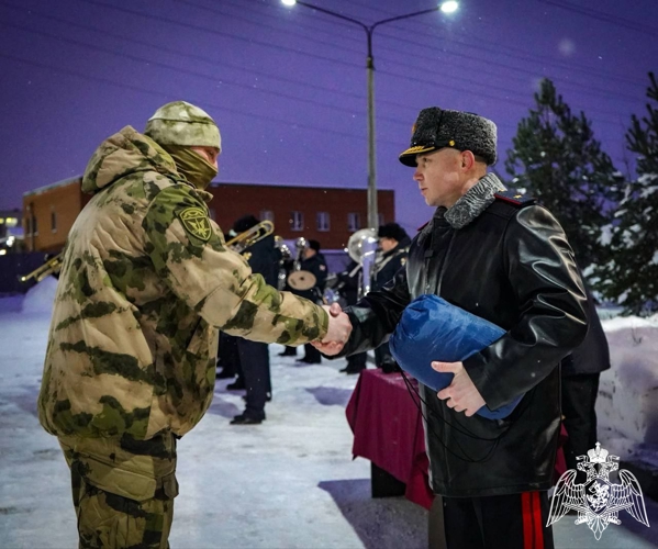 Сотрудники подмосковных спецподразделений Росгвардии, выполнявшие служебный долг на Северном Кавказе, вернулись из командировки