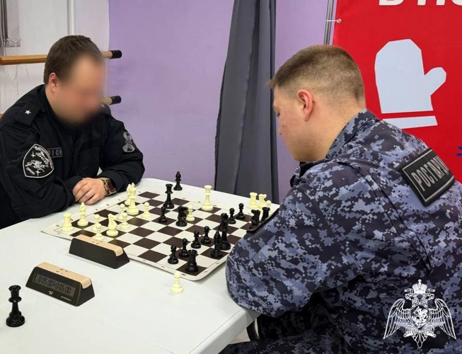 Завершился Чемпионат подмосковного главка Росгвардии по шахматам
