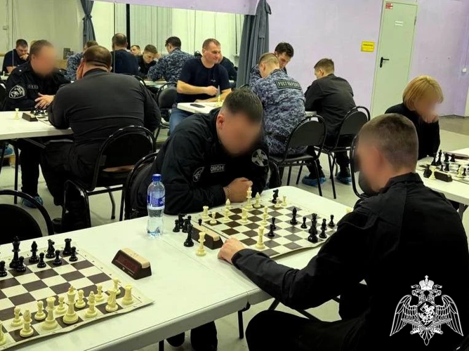 Завершился Чемпионат подмосковного главка Росгвардии по шахматам