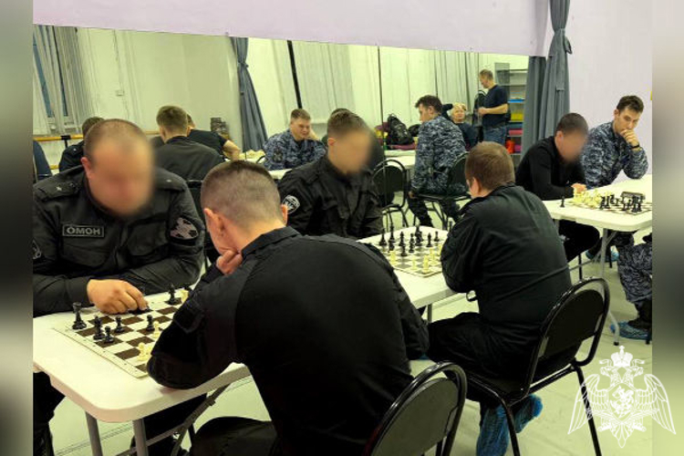 Завершился Чемпионат подмосковного главка Росгвардии по шахматам