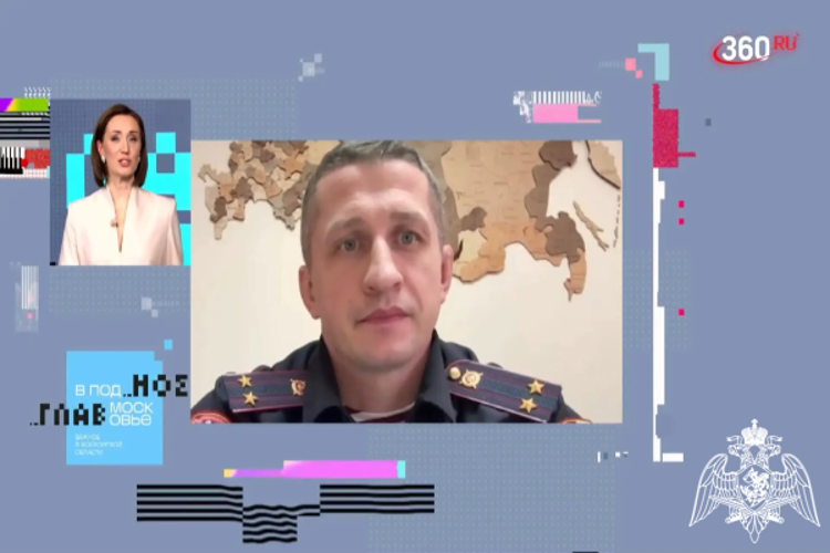 Офицер подмосковного главка Росгвардии стал гостем программы «Главное в Подмосковье» на телеканале «360»