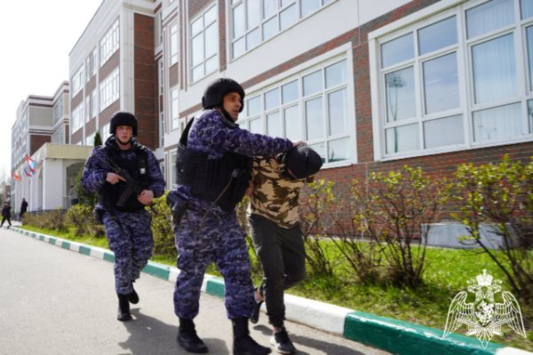 Сотрудники Росгвардии приняли участие во всероссийской антитеррористической тренировке в Подмосковье (видео)