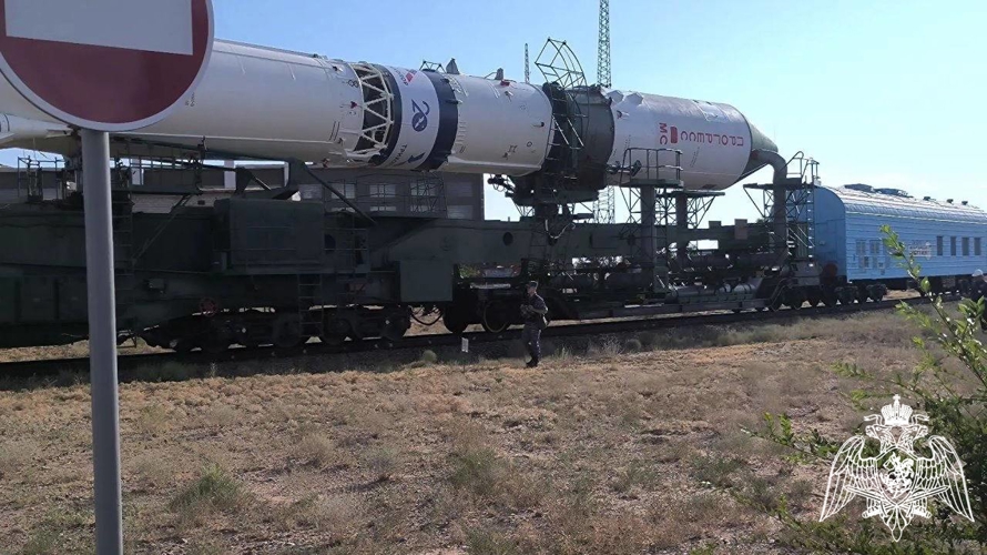 Сотрудники Главного управления Росгвардии по Московской области обеспечивают безопасность космодрома «Байконур»