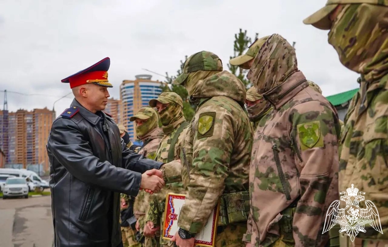Сотрудники спецподразделений подмосковного главка Росгвардии вернулись из служебной командировки на Северный Кавказ