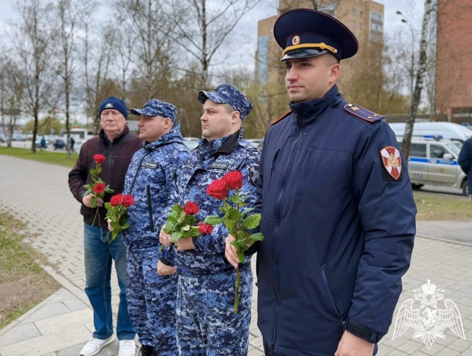 Росгвардейцы почтили память жертв Чернобыльской аварии в Подмосковье