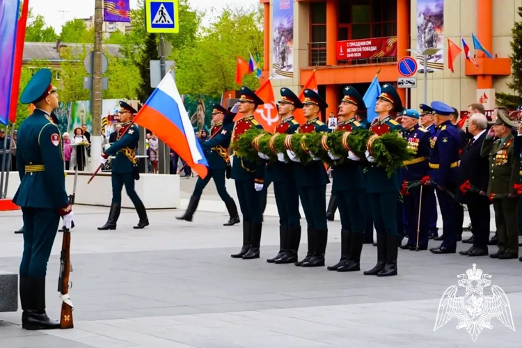 В годовщину Великой Победы сотрудники Главного управления Росгвардии по Московской области почтили память погибших в Великой Отечественной войне