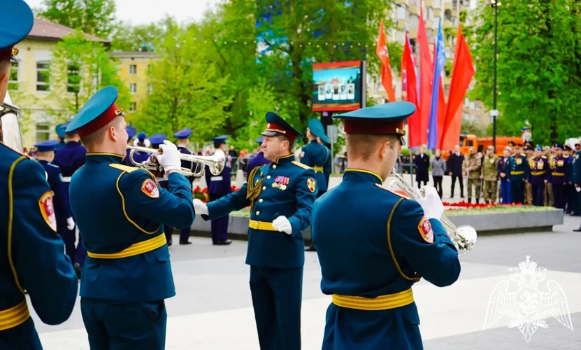 В годовщину Великой Победы сотрудники Главного управления Росгвардии по Московской области почтили память погибших в Великой Отечественной войне