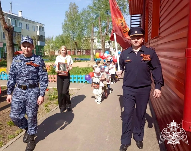 Росгвардейцы организовали мероприятия, посвящённые Дню Победы в Подмосковье