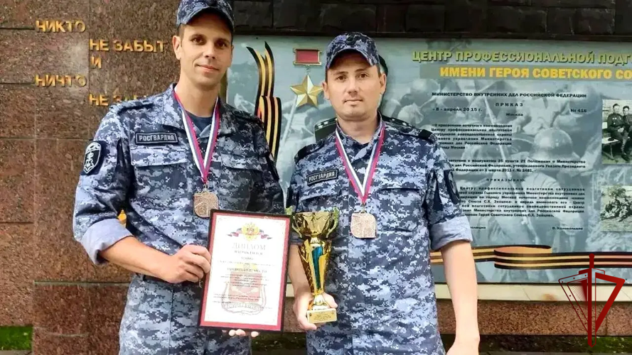 Сотрудники подмосковного главка Росгвардии стали бронзовыми призёрами конкурса профмастерства Центрального округа