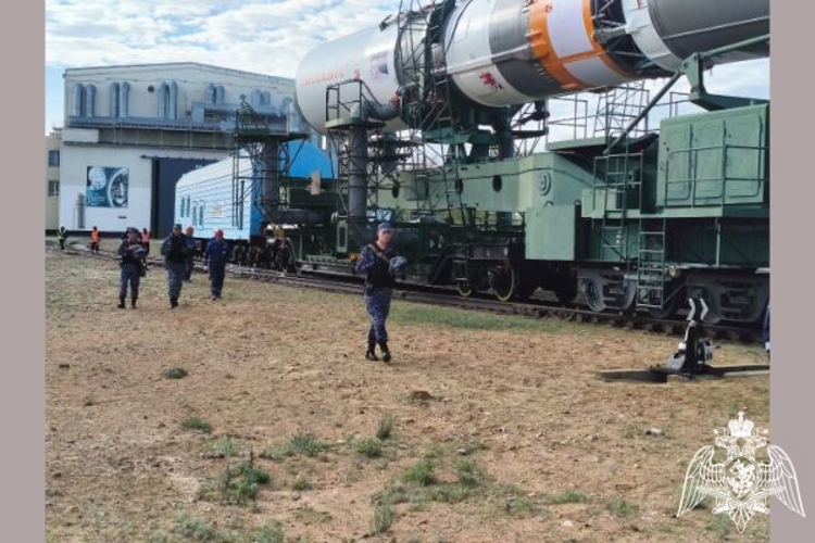 Подмосковные росгвардейцы продолжают обеспечивать безопасность космодрома «Байконур», который празднует 71-летие