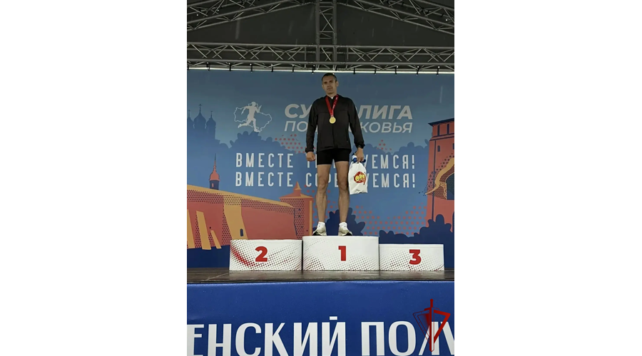 Сотрудник подмосковного главка Росгвардии стал победителем в полумарафоне «Летопись Победы»