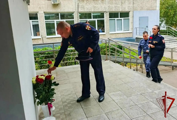 Росгвардейцы в Подмосковье приняли участие в мероприятии, посвящённом Дню солидарности в борьбе с терроризмом