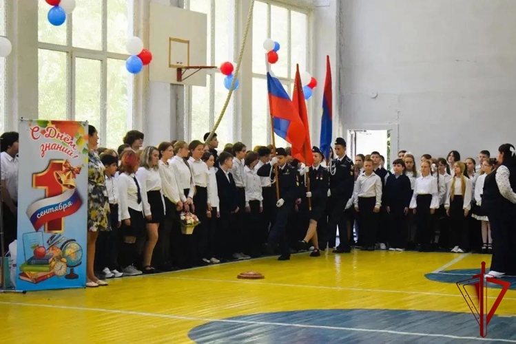 В Подмосковье состоялось торжественное открытие кадетских классов Росгвардии