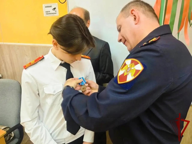 В Подмосковье состоялось торжественное открытие кадетских классов Росгвардии