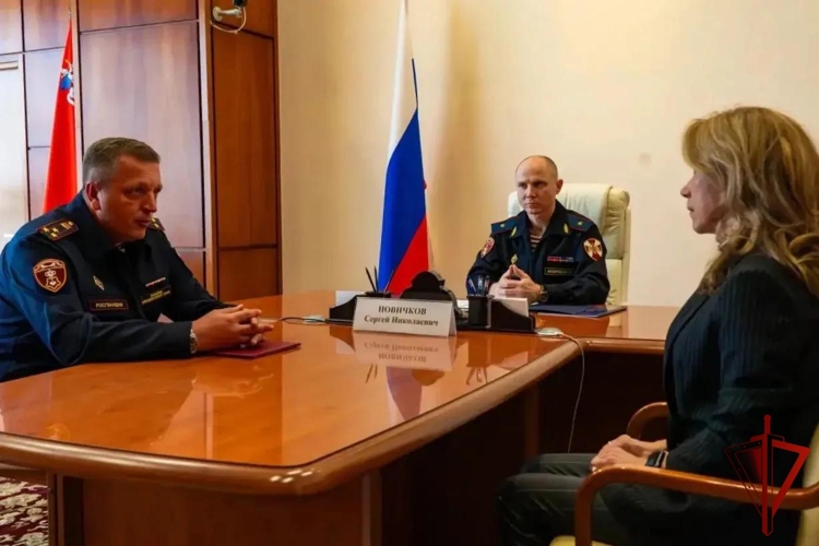 Начальник Главного управления Росгвардии по Московской области провел личный прием граждан