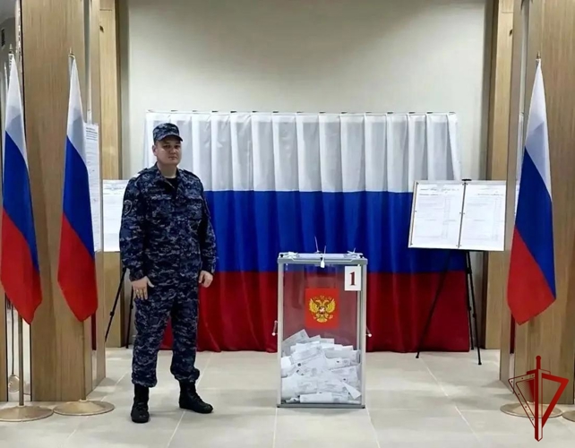 Росгвардейцы обеспечили правопорядок в период проведения Единого дня голосования в Подмосковье