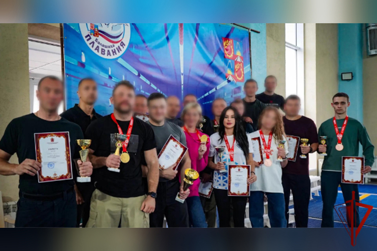 Состоялся чемпионат подмосковного главка Росгвардии по плаванию (видео)